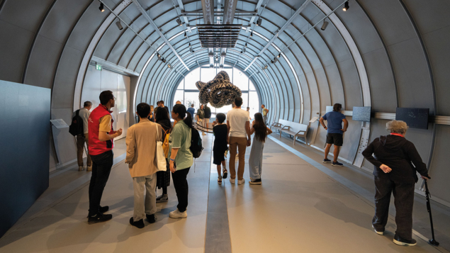 Immersive spaces of CERN Science Gateway