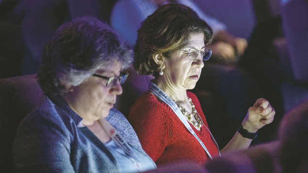 Lia Merminga and Fabiola Gianotti