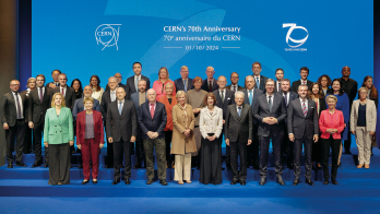 Dignitaries mark CERN’s 70th anniversary