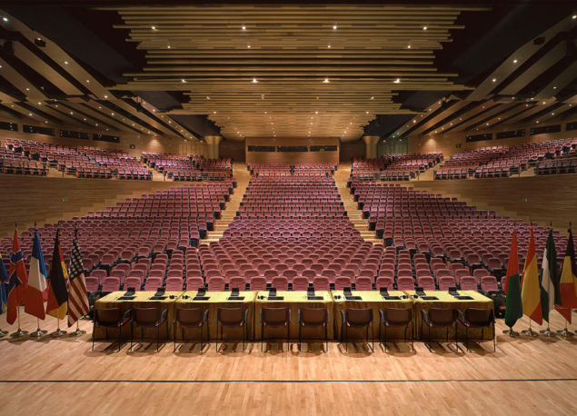 The main auditorium at the Granada Conference Centre