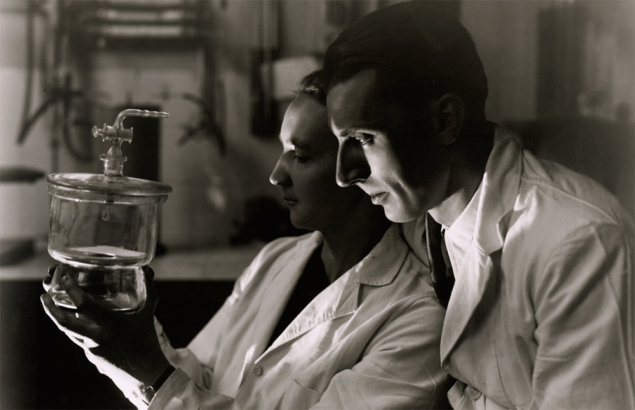 Irène and Frédéric Joliot-Curie in 1935