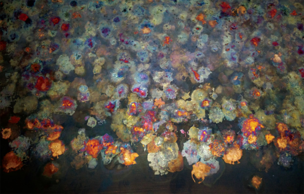 The interior of a radio-frequency cavity