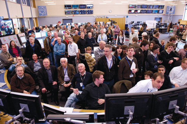 CERN Control Centre on 30 March 2010