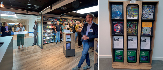 Inaugurating the all-new CERN library