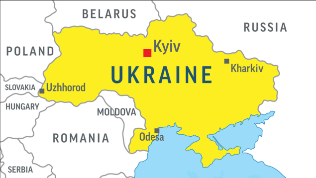 Ukraine research institutes map