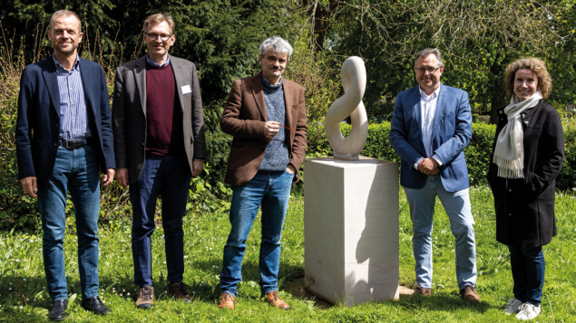 Giovanni Bisoffi, Jens Knobloch, Achille Stocchi, Jorgen D’Hondt and Maud Baylac