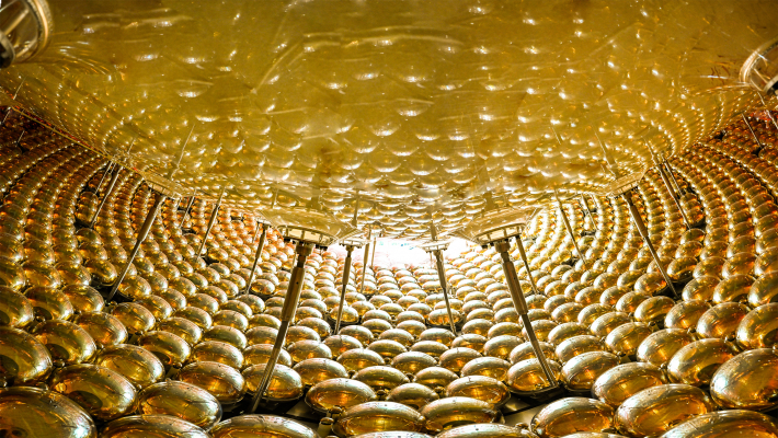 The central acrylic sphere of the JUNO detector