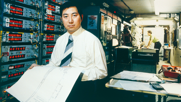 Samuel Ting at Brookhaven in 1974